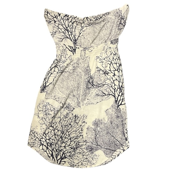 Bohemian Landscape Strapless Mini Dress - Size Medium - Picture 2 of 3